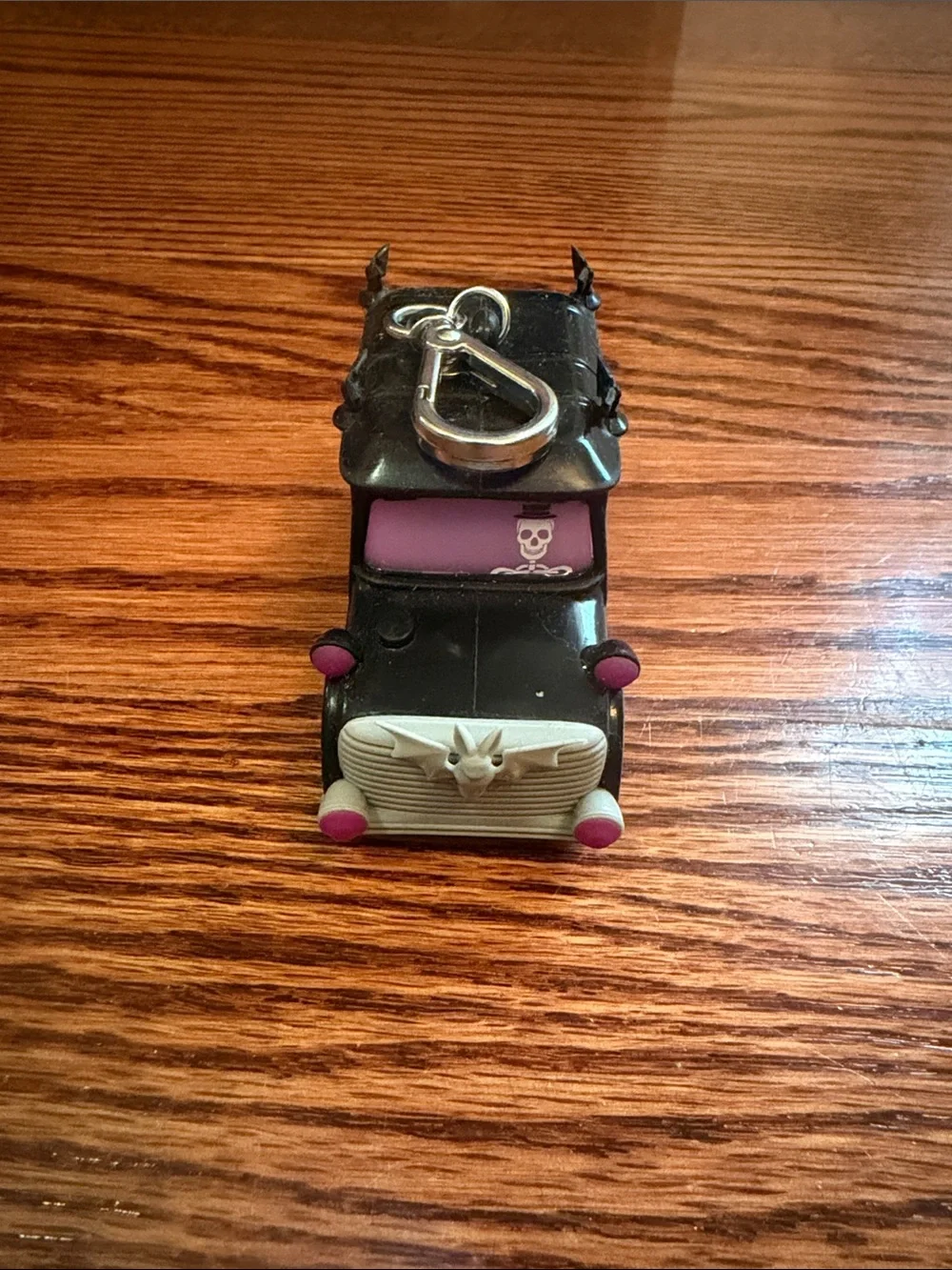 Bath & Body Works Black and Pink Haunted Car Keychain Poc Hand sanitizer holder